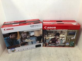 2 X ASSORTED CANON PIXMA HOME PRINTERS MODELS: TS3550I AND MG2551S: LOCATION - G3