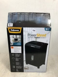 FELLOWES POWER SHRED 62MC PAPER SHREDDER: LOCATION - G0