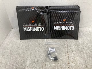 QTY OF MISHIMOTO 90 DEGREE PUSH LOCK FITTINGS - 10AN MODEL: MMFT-PL-1090: LOCATION - F2