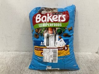 PURINA BAKERS SUPERFOODS ADULT CHICKEN AND VEGETABLES DRIED DOG FOOD PACK 14KG: LOCATION - F3