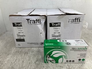 2 X BOXES OF TRAFFI BIODEGRADABLE NITRILE DISPOSABLE GLOVES: LOCATION - F5