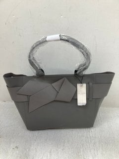 TED BAKER LARGE KNOT BOW TOTE BAG IN BLACK RRP - £129: LOCATION - F11