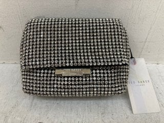 TED BAKER CRYSTAL MINI CROSSBODY BAG RRP - £130: LOCATION - F11