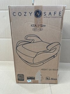 2 X CHILDRENS BOOSTER SEATS IN BLACK: LOCATION - F12