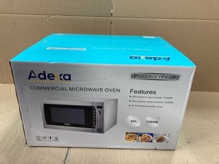 ADEXA COMMERCIAL MICROWAVE OVEN - 60L RRP - £166: LOCATION - F15