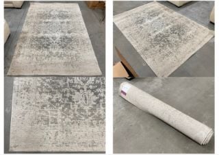 EASY LIVING NOVA LARGE FLOOR RUG IN ANTIQUE GREY FINISH : SIZE 160 X 230CM - RRP £149: LOCATION - B2