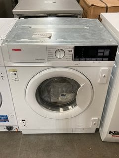 JOHN LEWIS & PARTNERS INTEGRATED 7KG WASH/4KG DRY WASHER DRYER: MODEL JLBIWD1405 - RRP £629: LOCATION - B7