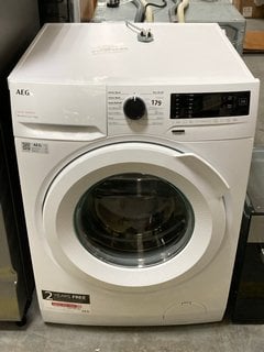 AEG 9KG WASHING MACHINE: MODEL LFX50942B - RRP £499: LOCATION - B8