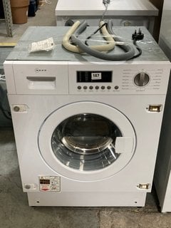 NEFF INTEGRATED WASHER DRYER : MODEL V6540X3GB - RRP £1199: LOCATION - B8