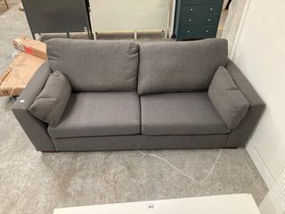 FERNDALE EXTRA LARGE 4 SEATER BOUNCEBACK SOFA IN SLATE GREY FABRIC: LOCATION - D3