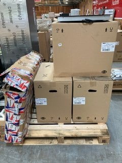 PALLET OF ASSORTED ITEMS TO INCLUDE ZANUSSI COOKER HOOD : MODEL ZHC62352X: LOCATION - A4