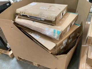 PALLET OF ASSORTED TVS - PLEASE NOTE: SPARES AND REPAIRS ONLY - PCB BOARDS REMOVED: LOCATION - A4 (KERBSIDE PALLET DELIVERY)