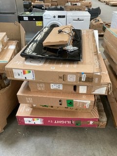 PALLET OF ASSORTED TVS - PLEASE NOTE: SPARES AND REPAIRS ONLY - PCB BOARDS REMOVED: LOCATION - A4 (KERBSIDE PALLET DELIVERY)