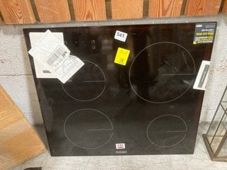 ZANUSSI 60CM CERAMIC HOB: MODEL ZHRN641K - RRP £229: LOCATION - A3