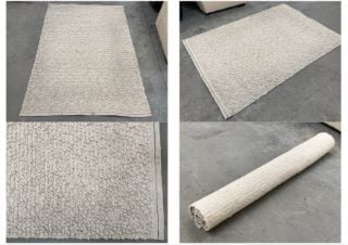 LOAF.COM LARGE BOBBLE STYLE FLOOR RUG IN NATURAL: LOCATION - B2