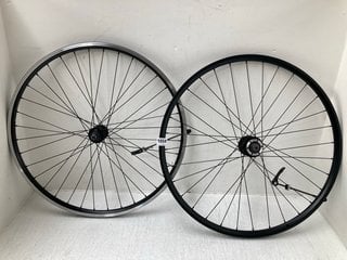 PART WHEELS 584X19C BICYCLE WHEEL IN BLACK TO INCLUDE PART WHEELS 584/19 C REAR BICYCLE WHEEL IN BLACK: LOCATION - BR4