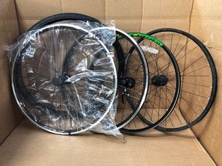 QTY OF ASSORTED BICYCLE WHEELS TO INCLUDE SCHWALBE SMART SAM PLUS TYRE SIZE: 42-622 28 X 1.60 700X40C: LOCATION - BR6