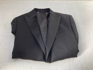 JOHN LEWIS & PARTNERS MENS REGULAR FIT SUIT JACKET IN BLACK UK SIZE 40 S: LOCATION - BR11