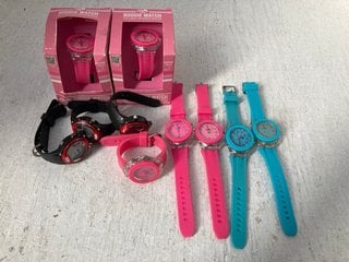 QTY OF ASSORTED WATCHES TO INCLUDE TINC BOOGIE WATCH IN PINK: LOCATION - BR11