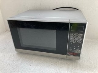 JOHN LEWIS & PARTNERS 20L MICROWAVE 800W IN SILVER MODEL: JLSMWO08: LOCATION - BR12