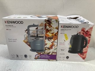 KENWOOD DAWN COLLECTION KETTLE IN BLACK TO INCLUDE KENWOOD MULTIPRO GO FOOD PROCESSOR: LOCATION - AR6