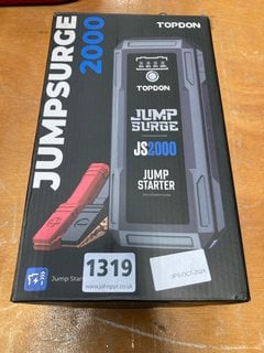 TOPDON JUMPSURGE 2000 VEHICLE JUMP STARTER: LOCATION - A6