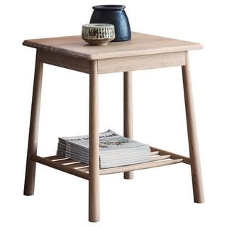 WYCOMBE SIDE TABLE IN NATURAL OAK FINISH - RRP £170: LOCATION - BR3