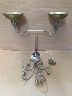 2 X ASSORTED JOHN LEWIS & PARTNERS ITEMS TO INCLUDE AMARA SEMI FLUSH 5 ARM CEILING PENDANT LIGHT: LOCATION - BR2