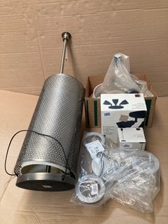 QTY OF ASSORTED JOHN LEWIS & PARTNERS LIGHTING ITEMS TO INCLUDE PLYMOUTH 3 LIGHT SPOTLIGHT PLATE IN SATIN GREY FINISH: LOCATION - BR2