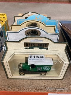 6 X ASSORTED VINTAGE DIECAST MODEL VEHICLES, BOXED: LOCATION - CR