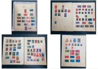 A PACK OF ANTIQUE STAMPS: LOCATION - CR