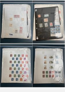 ANTIQUE STAMPS ON VARIOUS SHEETS: LOCATION - CR