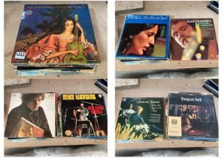 A COLLECTION OF VINTAGE VINYL LPS: LOCATION - CR