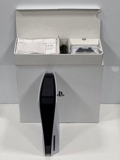 SONY PLAYSTATION 5 825 GB GAMES CONSOLE IN WHITE: MODEL NO CFI-1216A (WITH BOX & ALL ACCESSORIES) [JPTM124677] THIS PRODUCT IS FULLY FUNCTIONAL AND IS PART OF OUR PREMIUM TECH AND ELECTRONICS RANGE