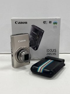 CANON IXUS 285 HS COMPACT DIGITAL CAMERA IN SILVER (WITH BOX, CASE, BATTERY & CHARGER, VERY GOOD COSMETIC CONDITION, SOME LIGHT WEAR ON CHARGER) [JPTM124718] THIS PRODUCT IS FULLY FUNCTIONAL AND IS P