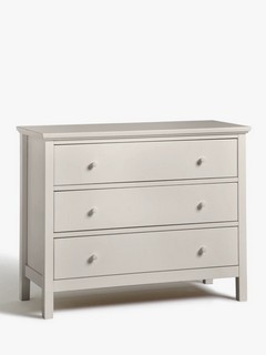 JOHN LEWIS WILTON 3 DRAWER WHITE CHEST RRP £259.00