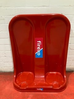 PALLET TO INCLUDE FIREXO RED FIBREGLASS DOUBLE FIRE EXTINGUISHER STAND RRP £69.99