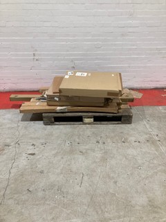 PALLET OF ITEMS TO INCLUDE PHOTO FRAMES, EXTENSION POLES