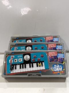 3 X LITTLE TIKES MY REAL JAM KEYBOARD