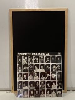 3x CHALKBOARDS AND 2x COUNTER CULTURE ROUGH TRADE 2023 CALENDAR RRP £55