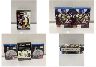 DVDS TO INCLUDE POKEMON BLACK AND WHITE THE COMPLETE SEASON AND 2x SKELETON KNIGHT IN ANOTHER WORLD RRP £125 (18+ ID MAY BE REQUIRED)