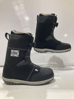 ROME SDS STOMP BOA SNOWBOARD BOOTS EUR 41 BLACK RRP £185