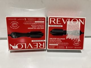 2 X REVLON SALON HAIR DRYER & VOLUMISER MID TO SHORT HAIR TOTAL RRP £90