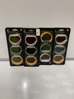 4 X MI SMART BAND 6 STRAP 3 PACK