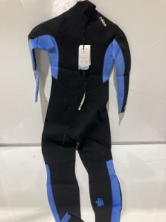 C SKINS SURFLITE 4:3 WOMENS GBS BACK ZIP STEAMER BLUE/BLACK SIZE 10 RRP £150