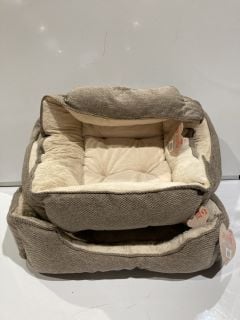 4 X BEDDING DOG SLEEPER 62CM