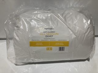 3 X NIGHT COMFORT ANTI ALLERGY ALL SEASON DUVET 7.5 TOG SINGLE