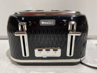 BREVILLE BLACK GLOSS 4 SLICE TOASTER