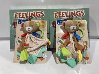 BOX OF FEELINGS BOARD GAME BABY CLEMENTONI 0+ MONTHS LOVELY BEAR COMFORTER