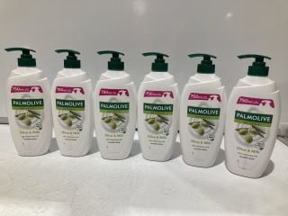 BOX OF PALMOLIVE NATURALS OLIVE & MILK SHOWER CREAM 750ML